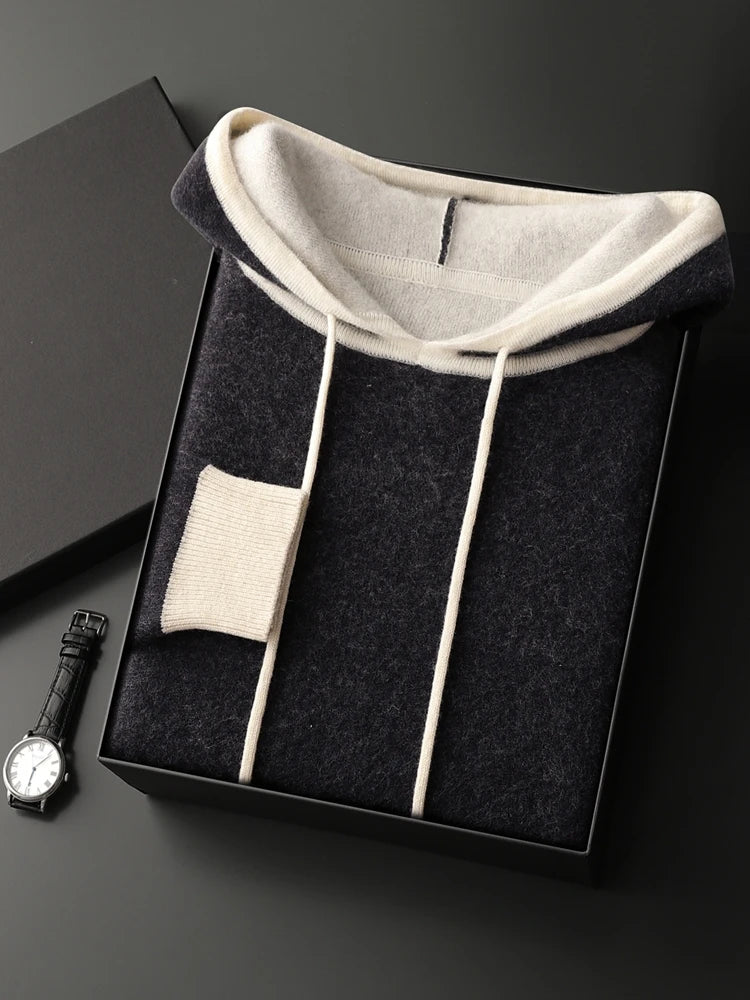 Sweater 100% Cashmere Hooded