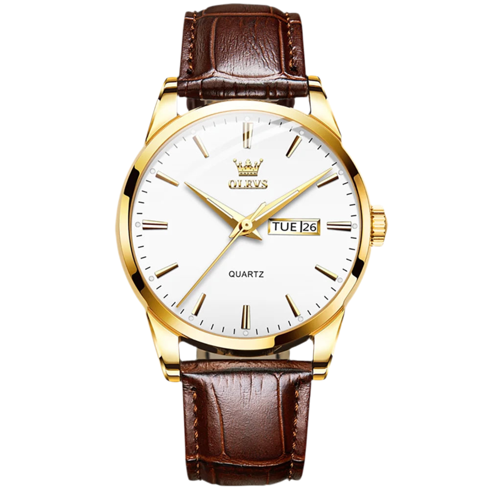 Classic Watch for Men Leather Strap