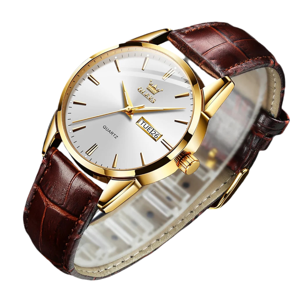 Classic Watch for Men Leather Strap