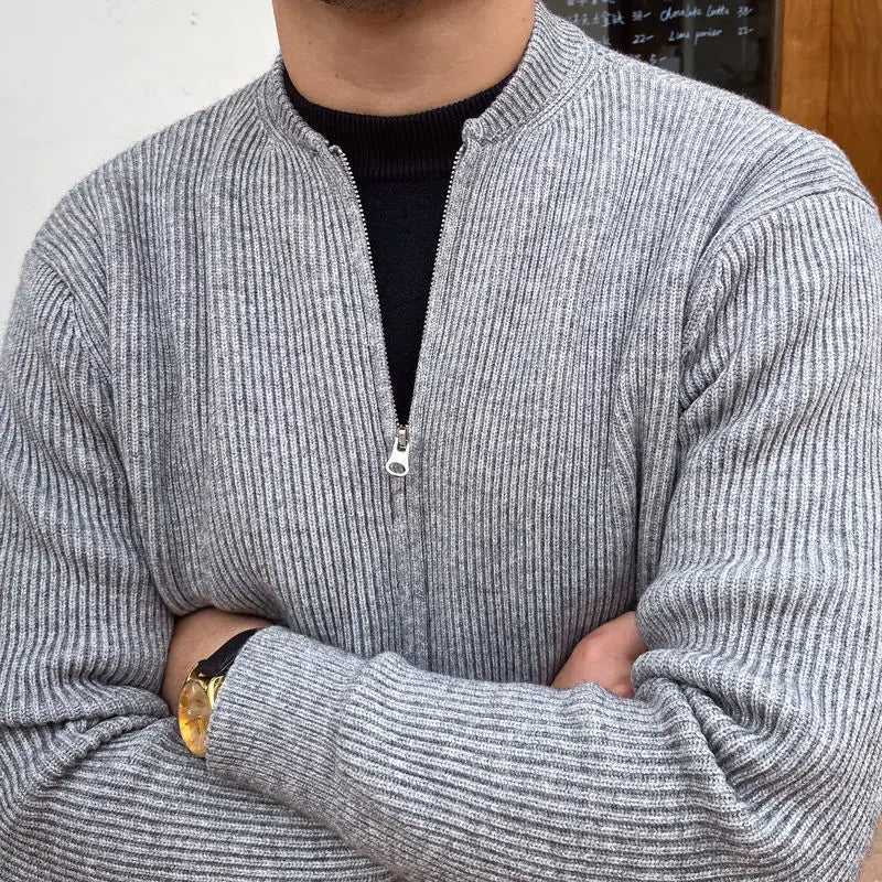 Men Sweater Zipper 