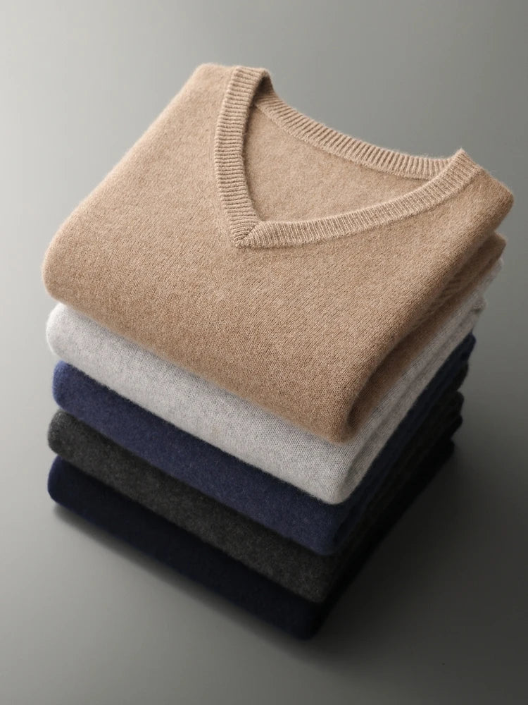  Cashmere 100% Sweater Smart Casual 