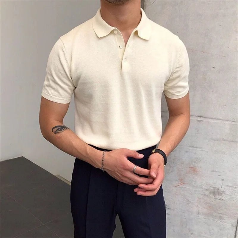 Knitted Polo Shirt 