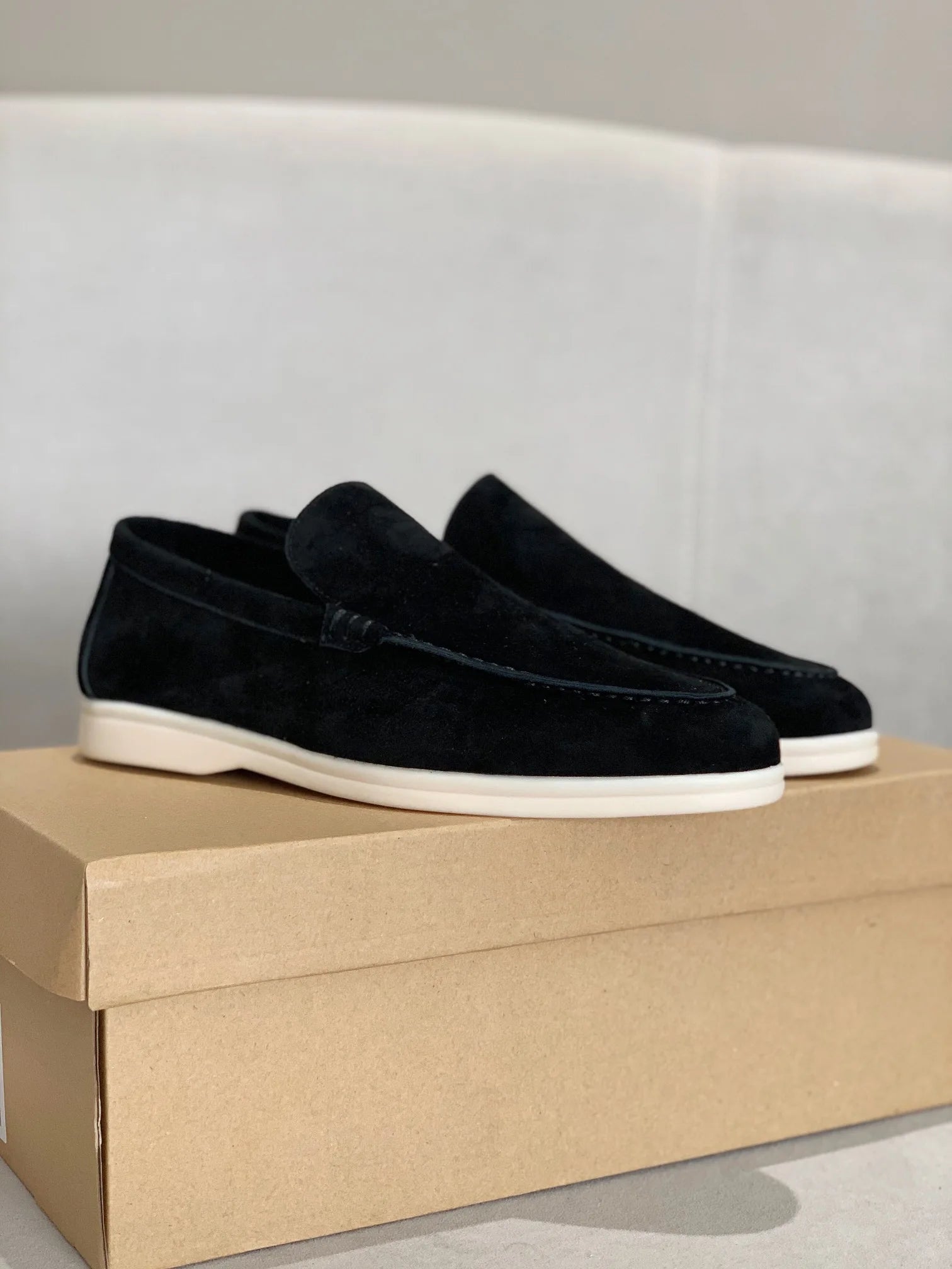 Men Suede Loafers 