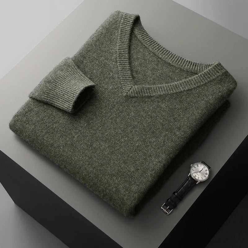  Cashmere 100% Sweater Smart Casual 