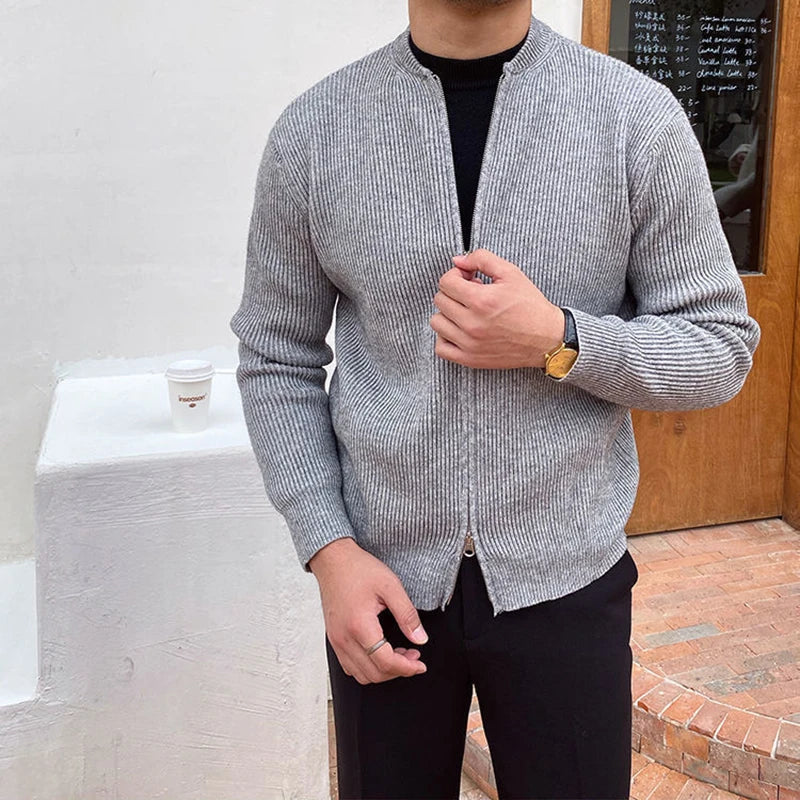Men Sweater Zipper 
