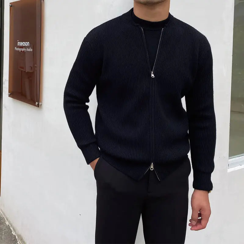 Men Sweater Zipper 