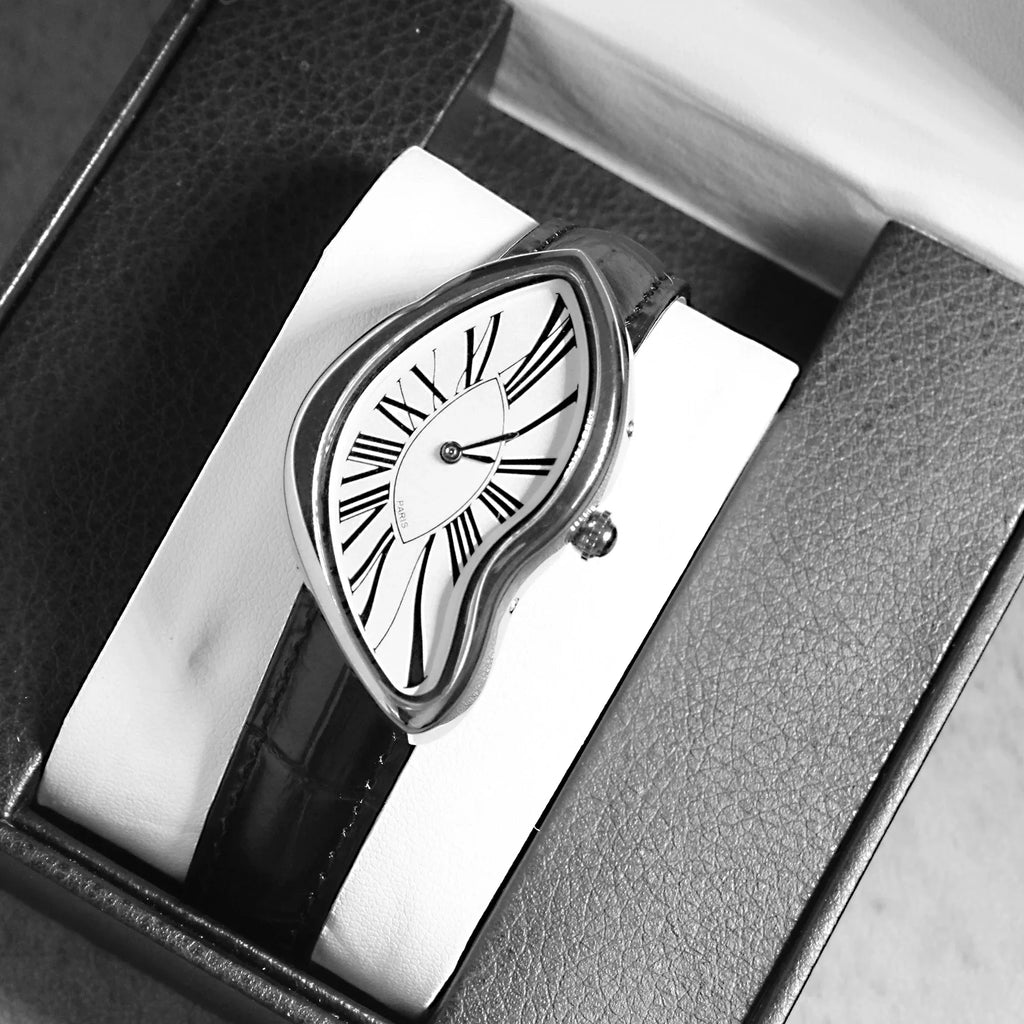 Melted stylish watch