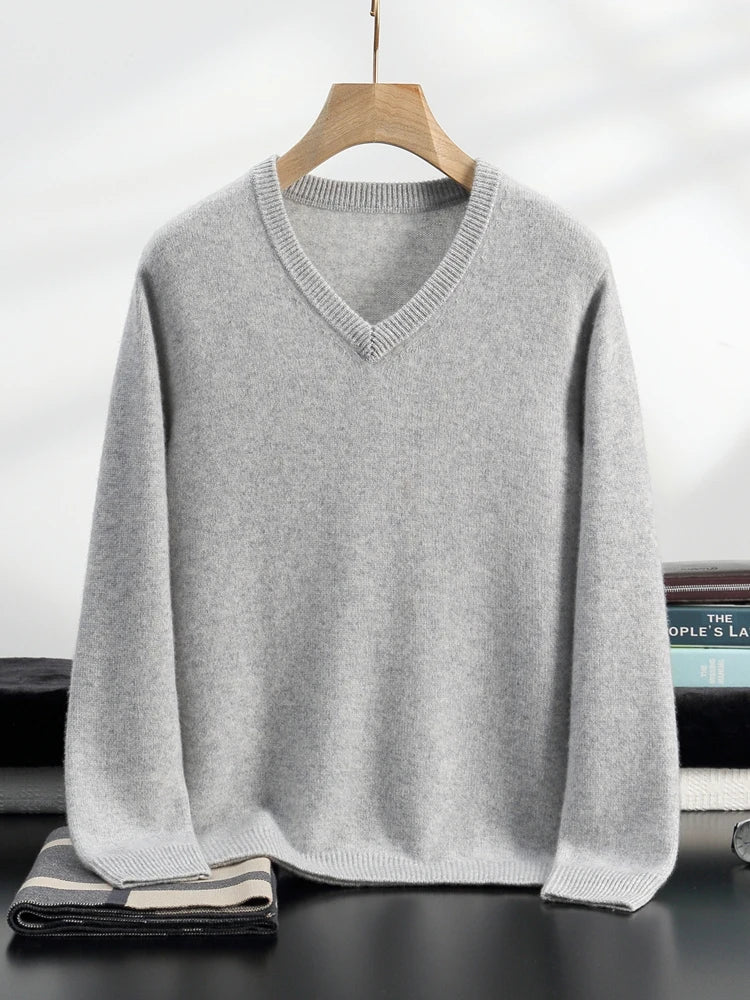  Cashmere 100% Sweater Smart Casual 