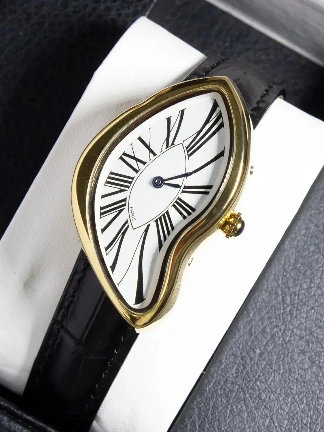 Melted stylish watch