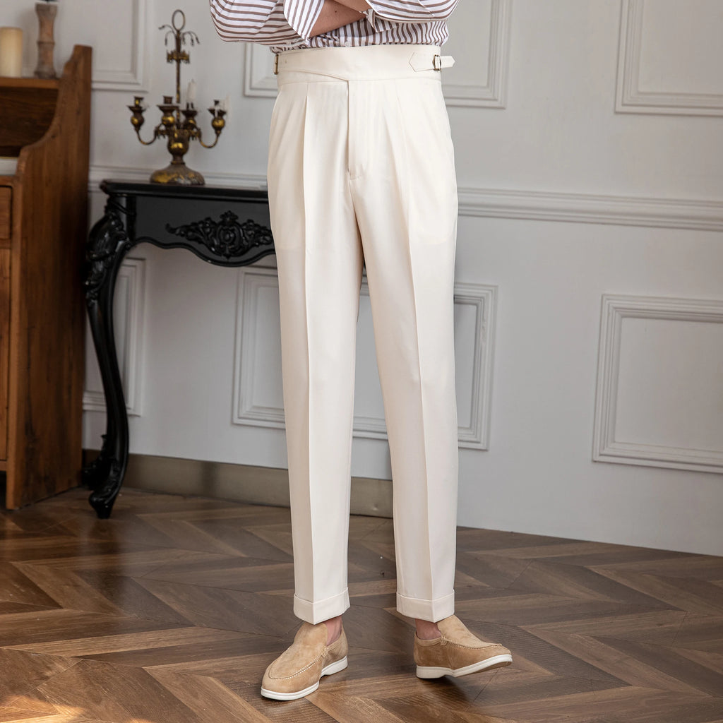 High Waist Straight Pants