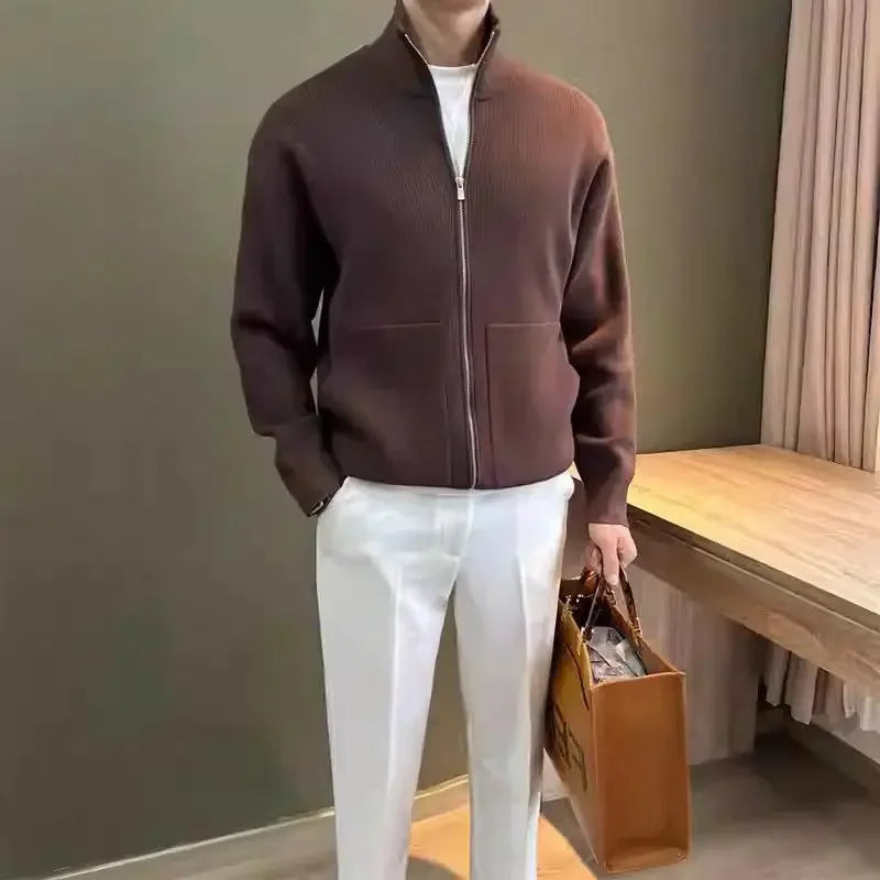 Men Knitted Cardigan 