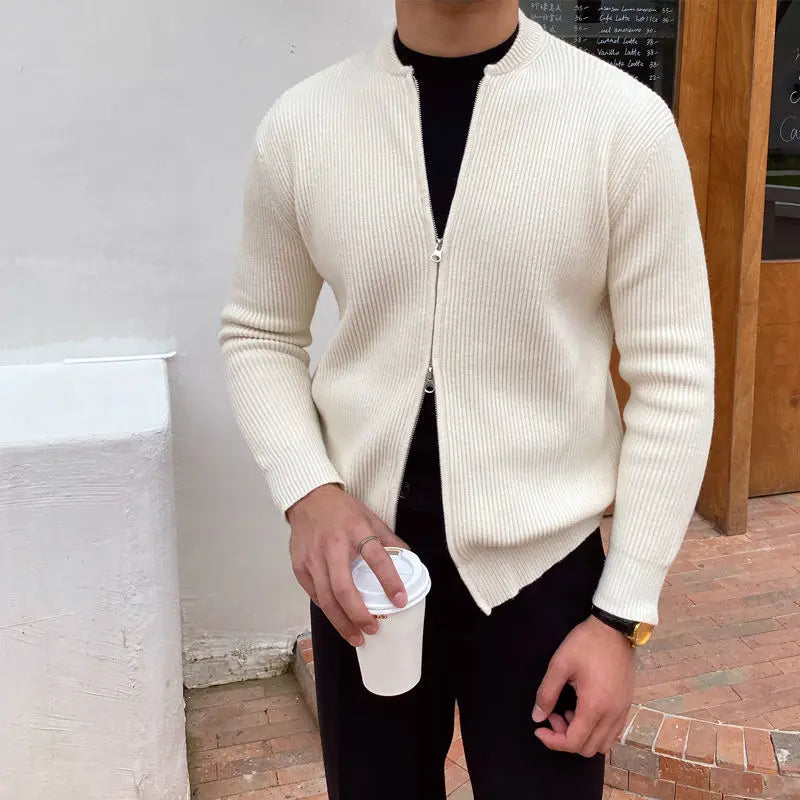 Men Sweater Zipper 
