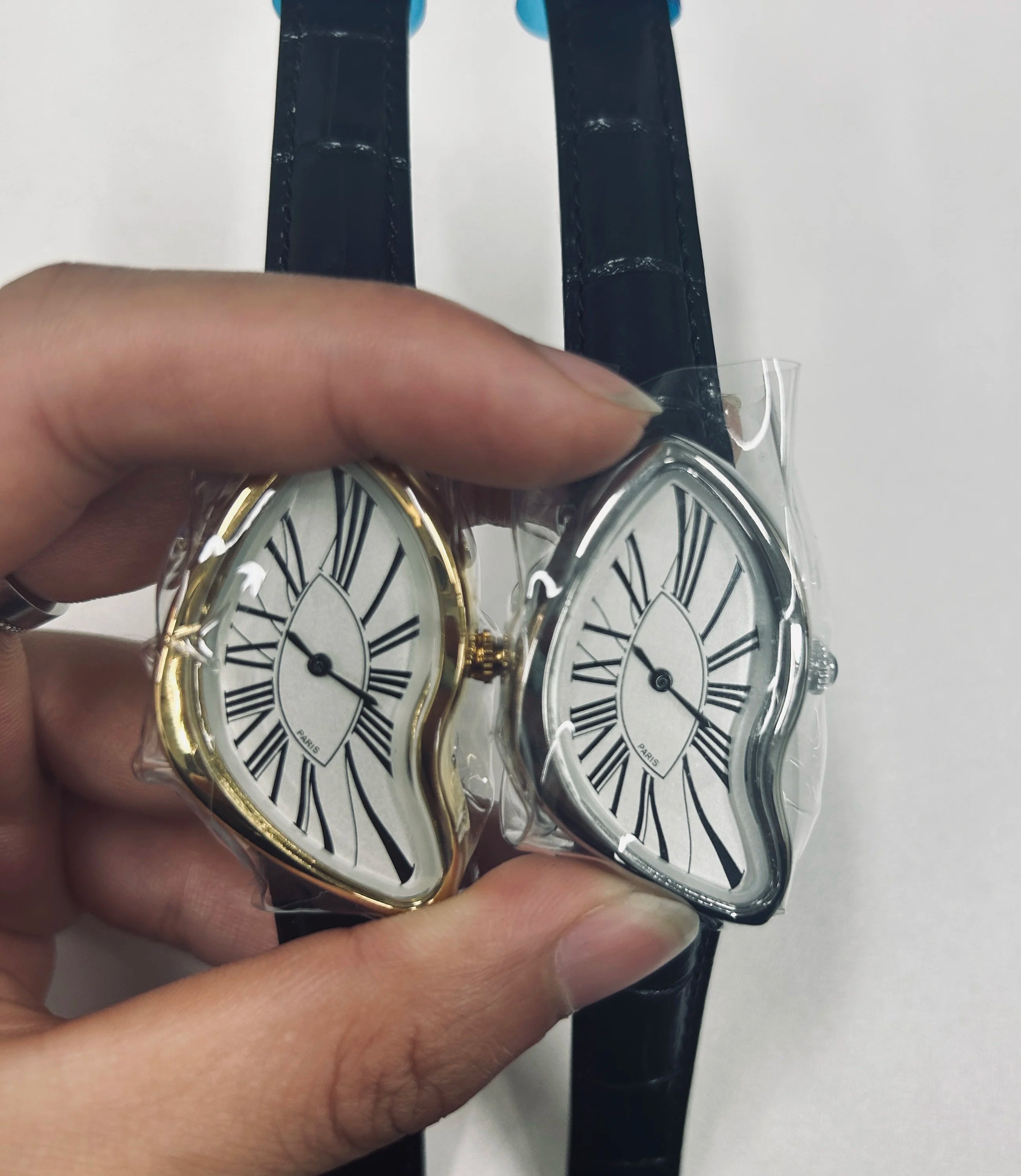 Melted stylish watch