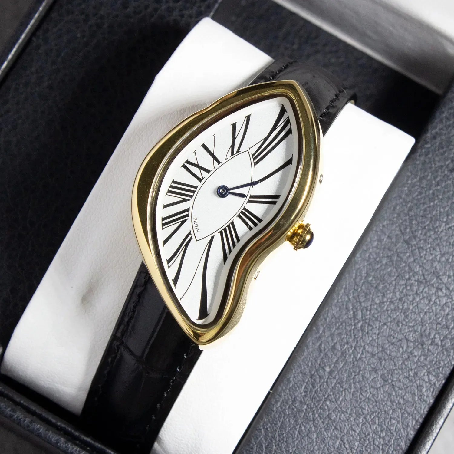 Melted stylish watch