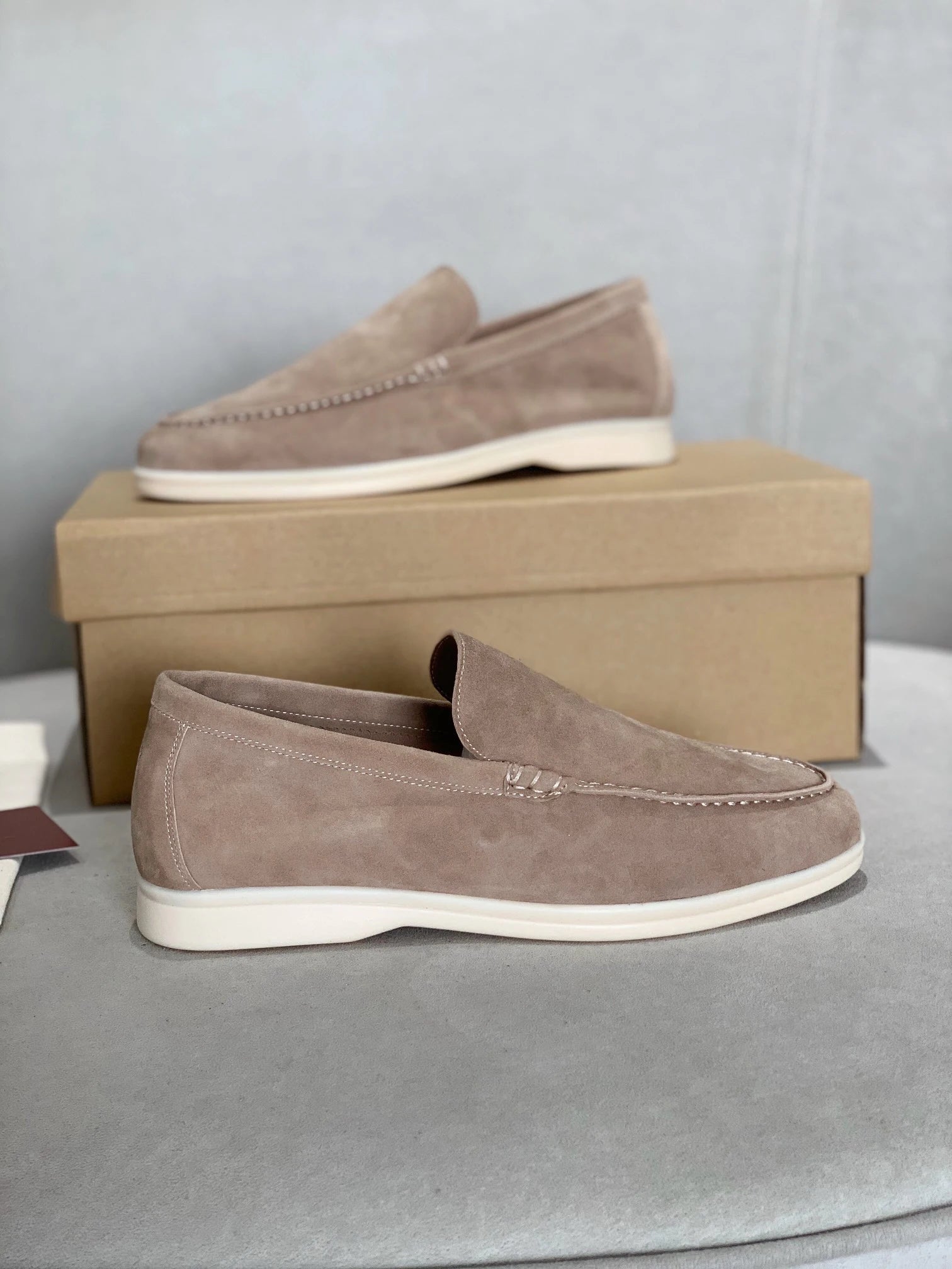 Men Suede Loafers 