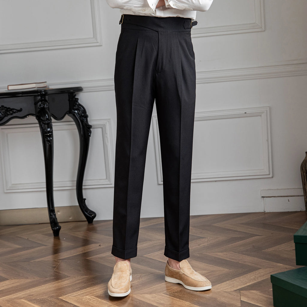 High Waist Straight Pants