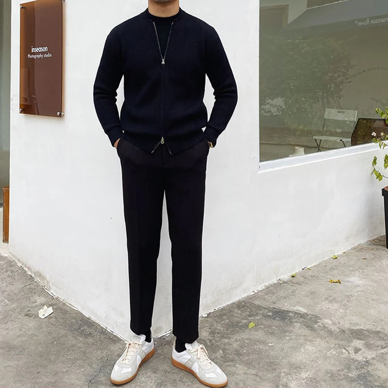 Men Sweater Zipper 