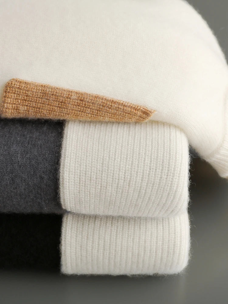  100% Cashmere Sweater Pocket