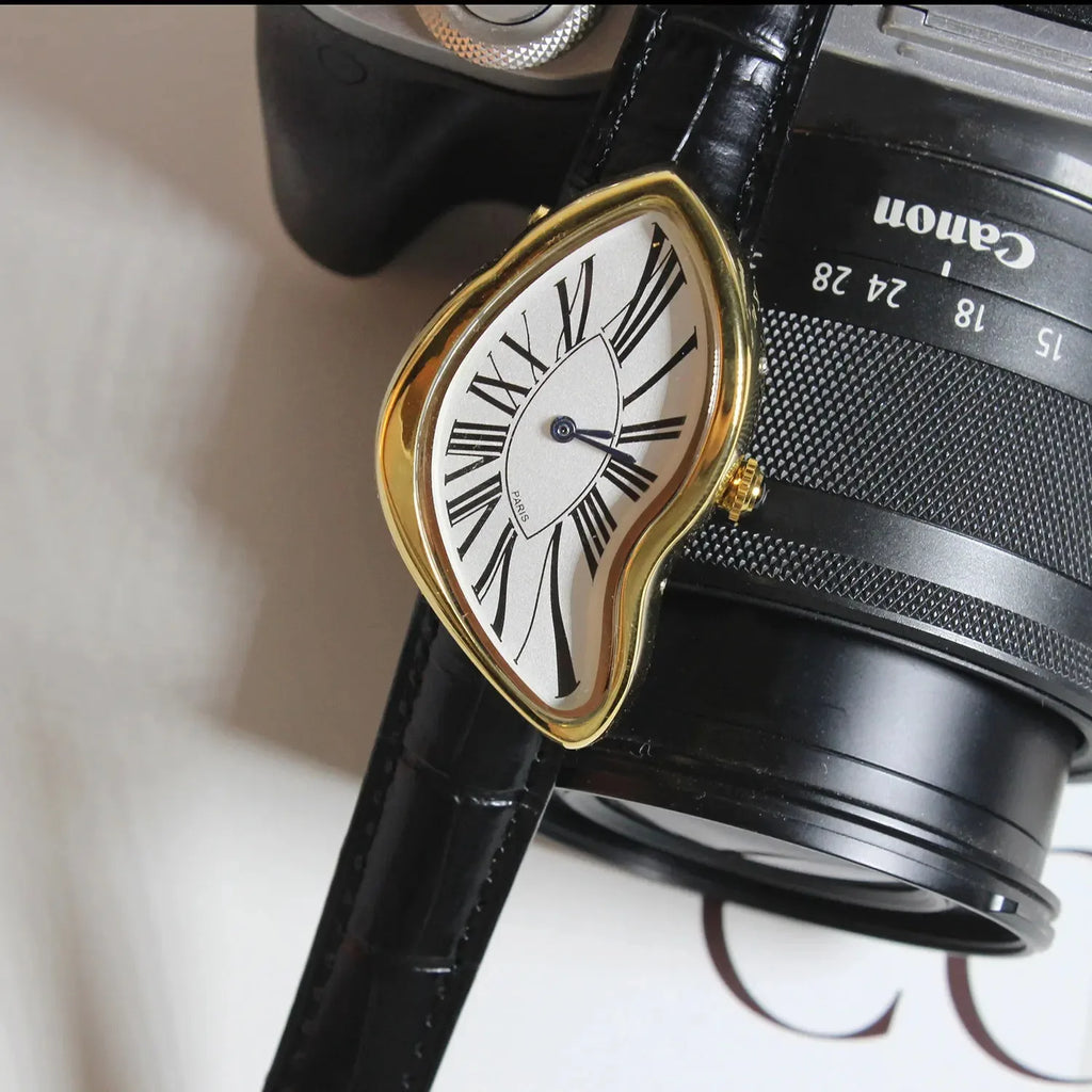 Melted stylish watch