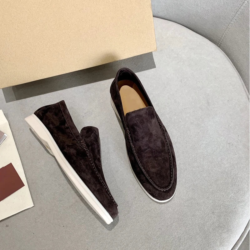 Men Suede Loafers 