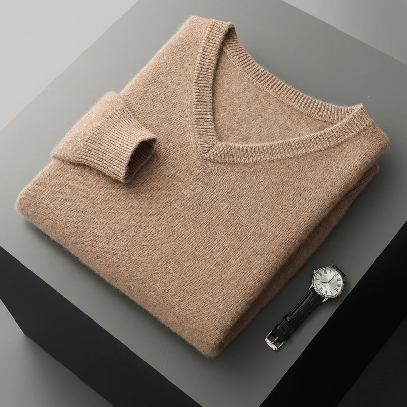  Cashmere 100% Sweater Smart Casual 