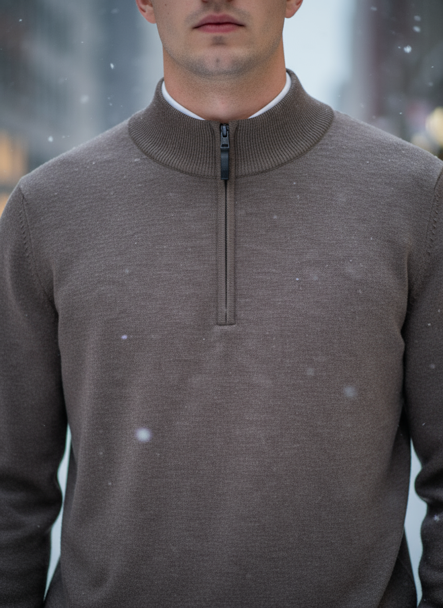 Men 100% wool sweater